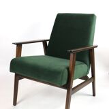 Fauteuil vert années 1970