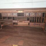 American curtain desk in solid oak from the 1900s.