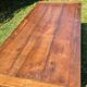 Louis XV style farmhouse table in solid wood - 175 cm