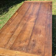 Louis XV style farmhouse table in solid wood - 175 cm