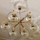 Lustre "Pastoral" en laiton avec six globes Hans-Agne Jakobsson