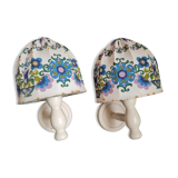 Pair of retro wall lamps