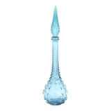 Empoli blue glass bottle, 1960s