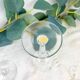 4 vintage cut crystal water glasses – Lorraine Lemberg Glassworks with original label (1950s–1970s)