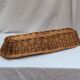 Long vintage rattan wicker basket dimensions