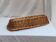 Corbeille longue en osier rotin vintage dimension