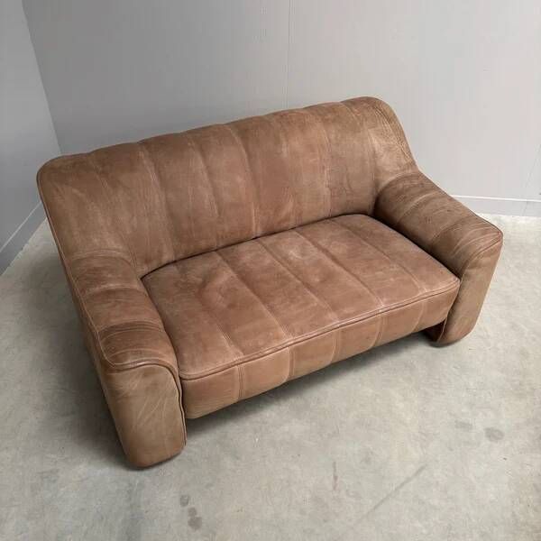Vintage De Sede DS44 2 seat sofa, 1970s