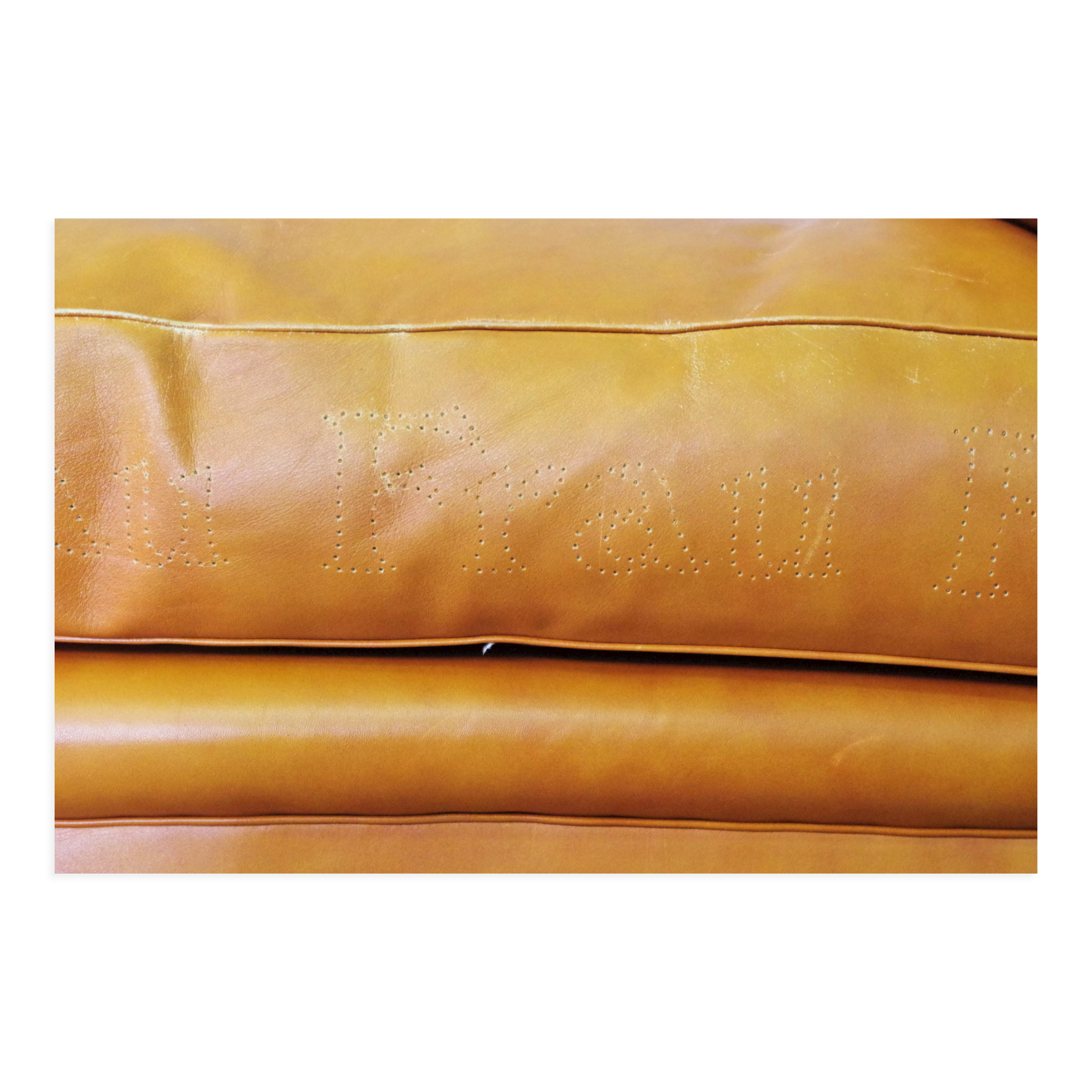 Frau sectional leather sofa from the 70s