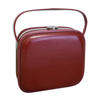 Vintage red suitcase