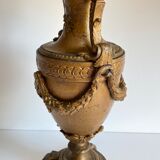 Vase cassolette regulated patina bronze vintage