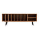 Vinyl Record Storage Cabinet Walnut "Silene"