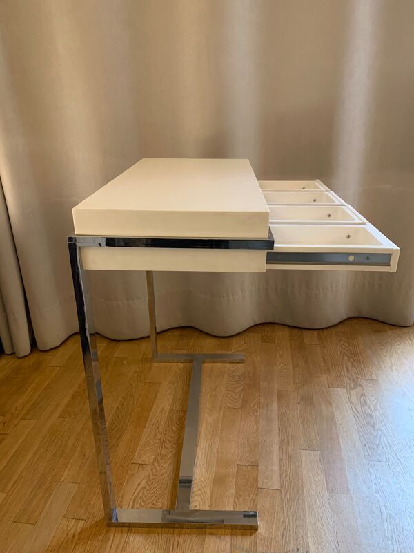 Console à couverts corian & inox matrix