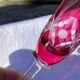 7 flûtes à champagne en verre gravé