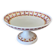 Antique compote dish in Gien earthenware.