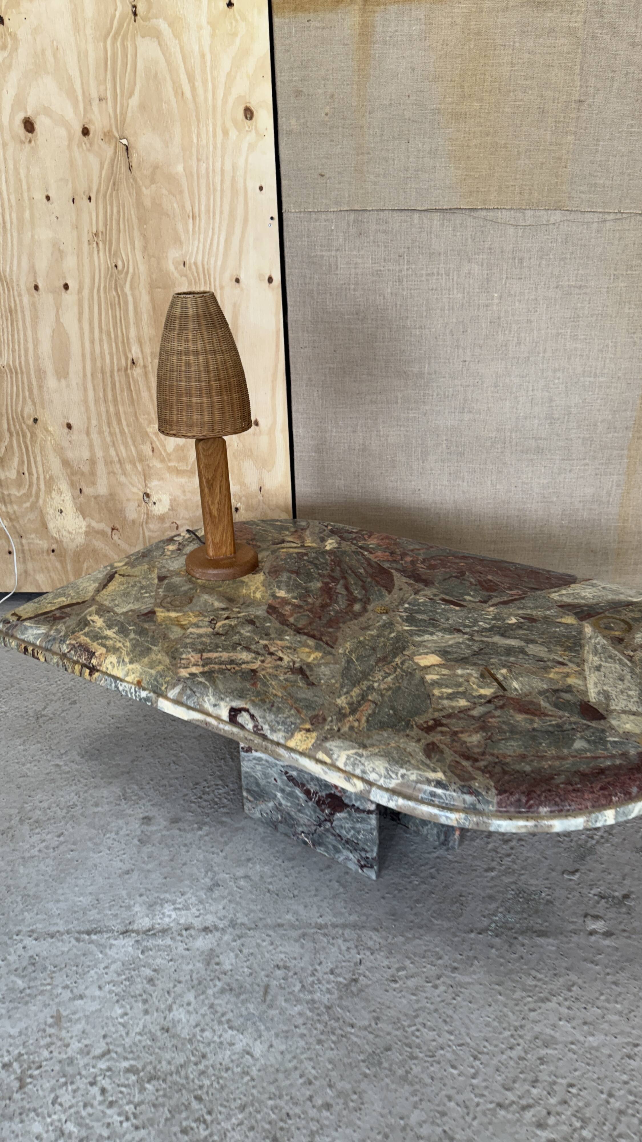 Green marble coffeetable