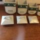 Set of 6 old pots with 3 trundle lids