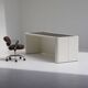 Frank De Clercq large space age desk 1972, Belgium