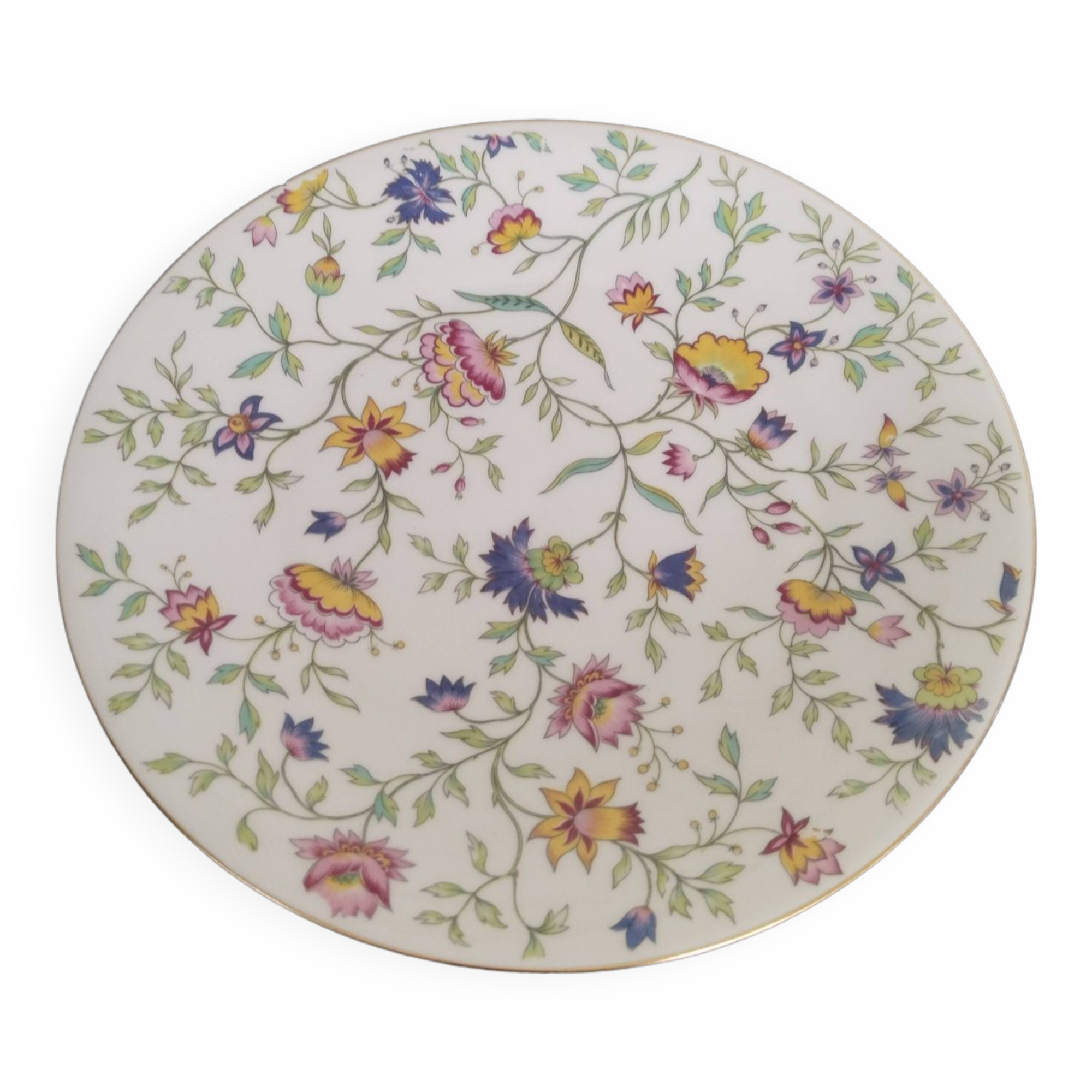 Assiette plate en porcelaine de Limoges , Adriana Selency