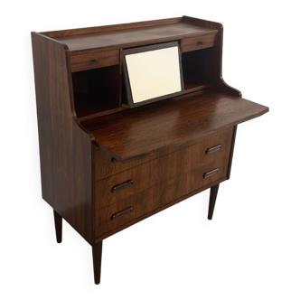 Secrétaire bureau danois palissandre années 1950