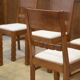 Ensemble de 6 chaises brutalistes 1960’s