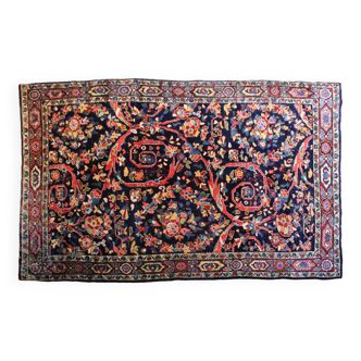 Handmade Mahal Persian carpet, Iran.