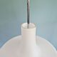 Large white opaline pendant light, design by Ivan Jakes, 1960s.