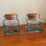 2 glass jars