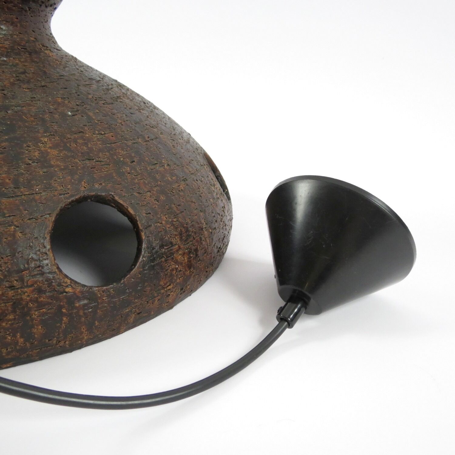 German vintage ceramic pendant lamp, 1960s