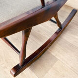 Pair of Scandinavian rocking chairs