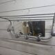 1960s aluminum coat rack