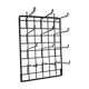 Vintage black metal wall loom display