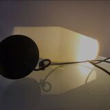 Rotaflex space age hanglamp, ovale vorm in geperst kunststof, jaren 1960