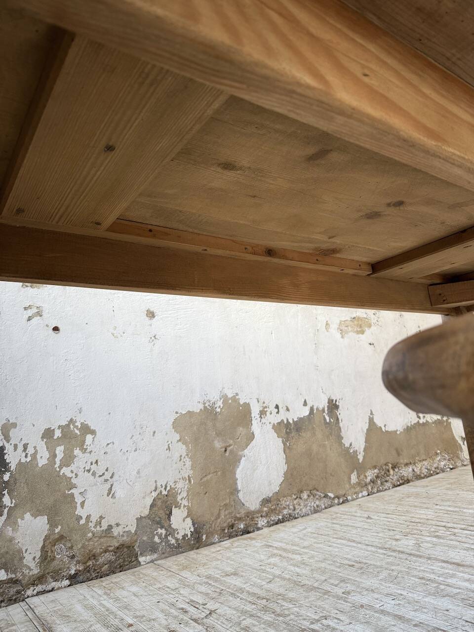 Pine and oak farmhouse table 2m