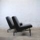 Pair of "Tempo" low chairs by Joseph André Motte for Steiner 1960s