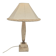Table lamp in onyx and travertine, mid-century modern, 1970s.