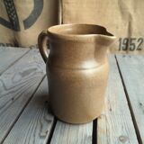 Brown Grepots Digoin sandstone pitcher