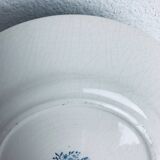 6 assiettes English Style Luneville vertes