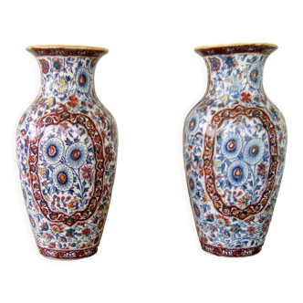 Pair of vases by Gien