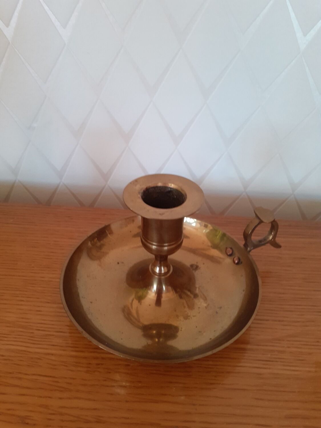 Lot de 3 bougeoirs en laiton