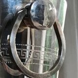 Silver metal champagne bucket