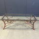 Vintage hand crafted wrought iron tree branches cocktail table, 1970s