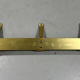Gold coloured aluminium wall coat racks 1960’s