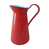 Broc émaillée rouge