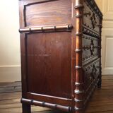 Commode en pitchpin fin XIXème