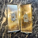 Pair of Palwa wall lights by Ernest Palm, 1960, Spain