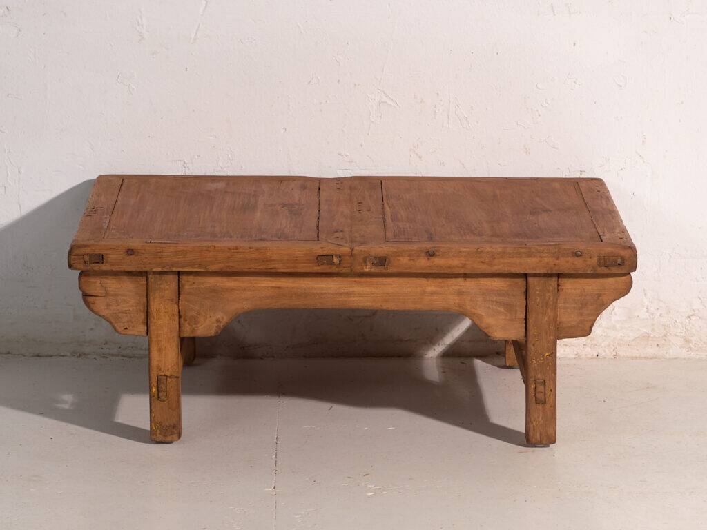 Antique pine coffee table – China, circa 1890