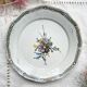 Antique French Earthenware Plate 18th Century NEVERS Floral Pattern
