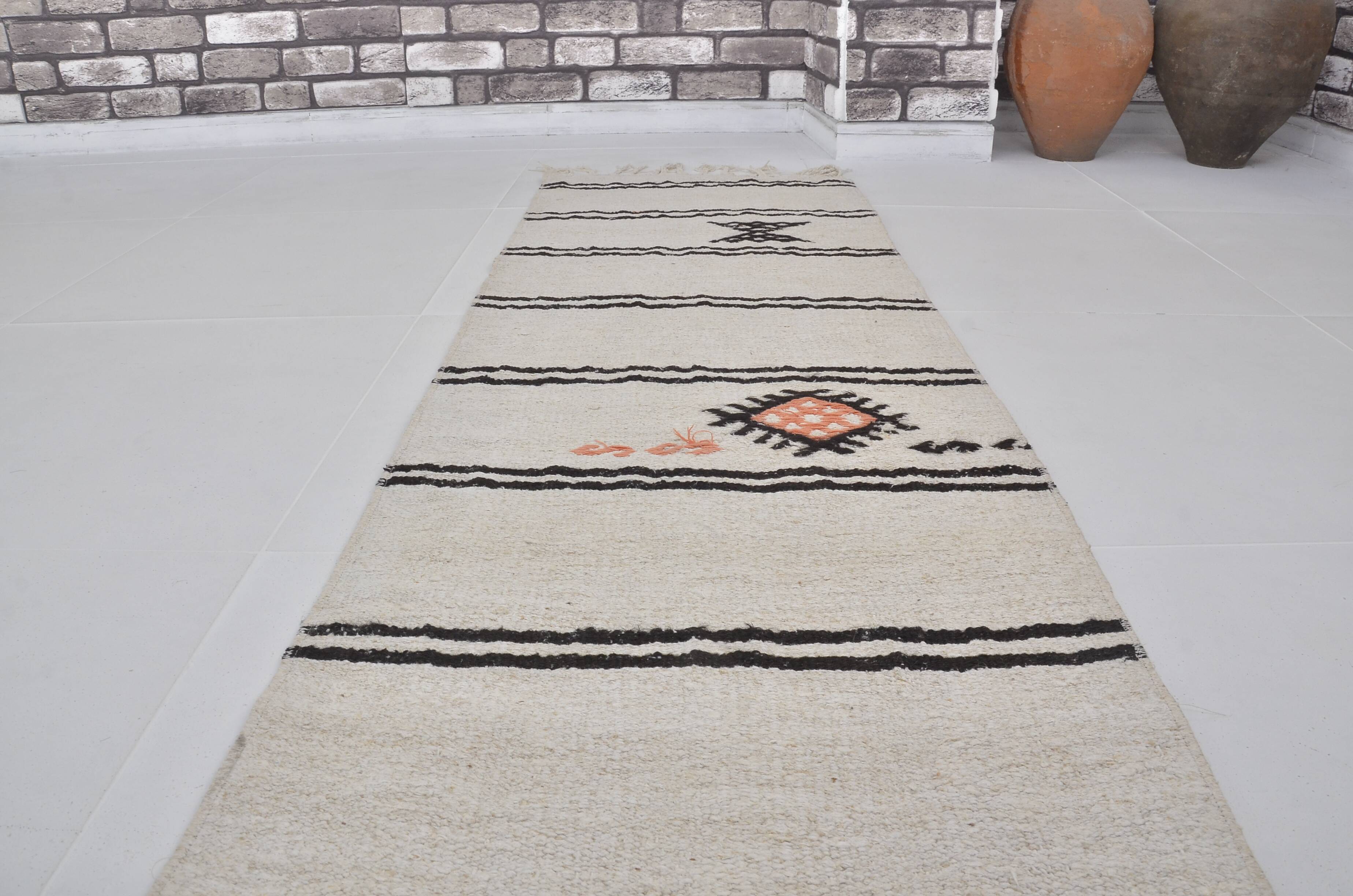 Tapis couloir Hmep kilim anatolien vintage sku 3876