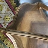 Table à thé de style Louis XV en marqueterie rénovée