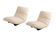 Michel Ducaroy. Pair of "Marsala" armchairs in plexiglass. 1970s.
